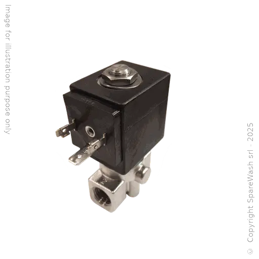 [60300386] SOLENOID VALVE 2/2 G1/4 24VAC PTFE NC STAINLESS STEEL
