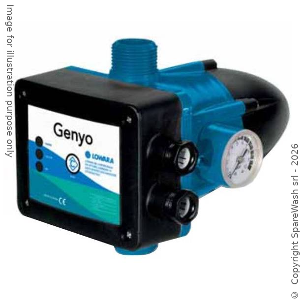 PRESS CONTROL LOWARA GENYO 2,2KW 230V 16A | Sparewash