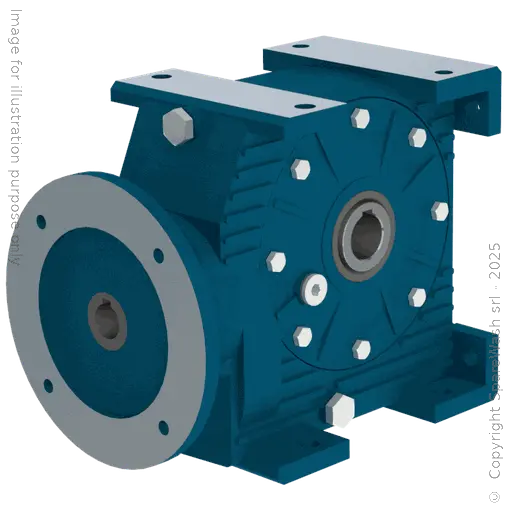 [20101022] WORM GEARBOX STM CB 85 I:69 P90B5 HOLLOW SHAFT D32