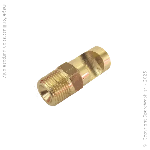 [60800220] LOW PRESSURE NOZZLE G3/8 - 120/60 - BRASS