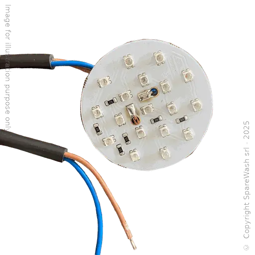 [10900031] LED LAMPE D50 ORANGE 24VDC