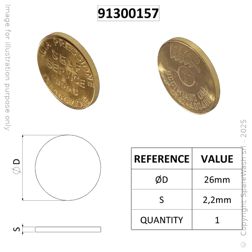 [91300157] TOKEN MIX D26 MODEL C