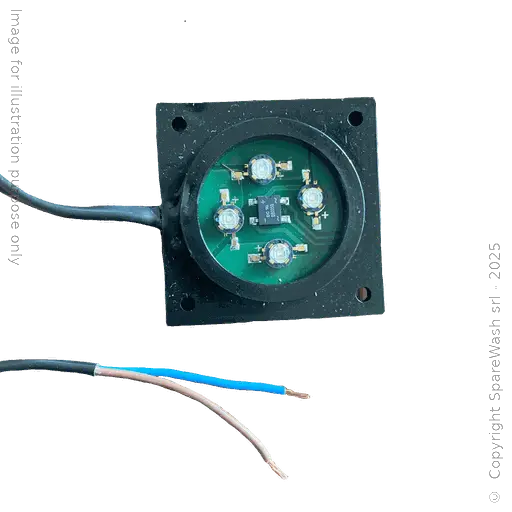 [10900086] LÁMPARA LED 60X60 VERDE 24VDC