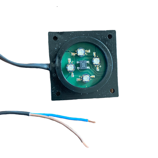 [10900086] LED TRAFFIC LIGHT 60X60 GREEN 24VDC