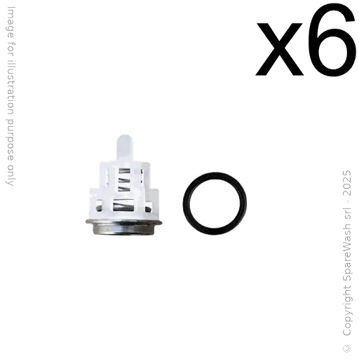 [60200181] KIT VALVOLE PER POMPA INTERPUMP 44, 51, 63, 63HT, 63HTS