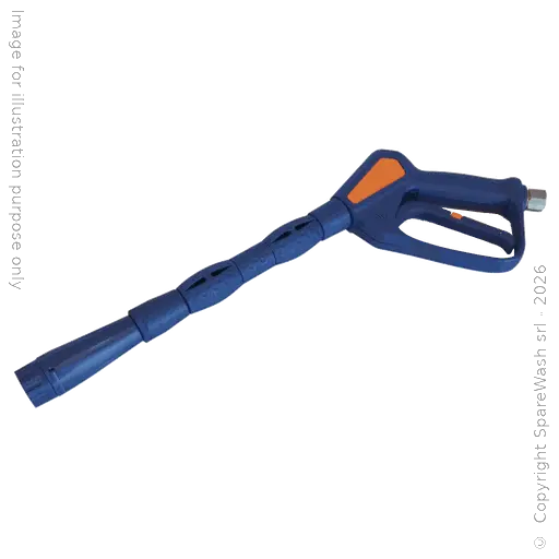 [61600133] PISTOLA PERDENTE CON LEVA G3/8 GIREVOLE + LANCIA SCHIUMA L350