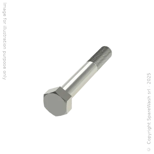 [90400889] PARTIALLY THREATED HEXAGON SCREW M10X70 GALVANIZED 10.9