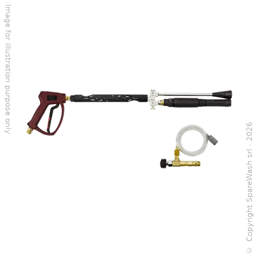 [61600157] KIT PISTOLA + INIETTORE + LANCIA DOPPIA M22X1,5 L750