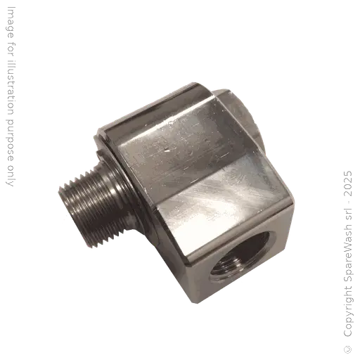 [61400122] GIUNTO GIREVOLE 90° G3/8M - G3/8F