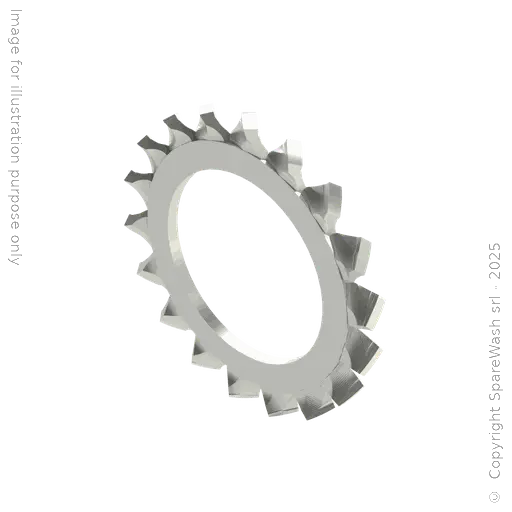 [90400933] RONDELLA DENTELLATA D20 ZINCATO