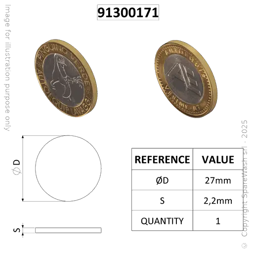 [91300171] TOKEN AE D27 MODEL B