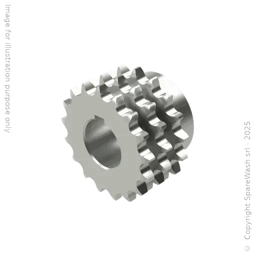 [20700201] PIGNONE TRIPLO Z17 1/2X5/16