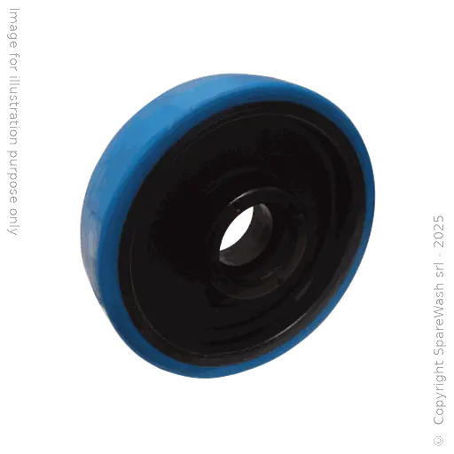 [20400392] RUOTA CARRELLO SPAZZOLA VERTICALE D125X30