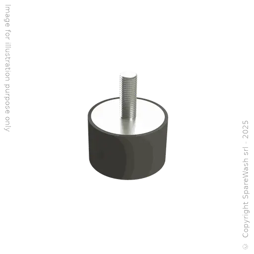 [90300103] AMORTIGUADOR CILÍNDRICO D50X30 TORNILLO M10X27