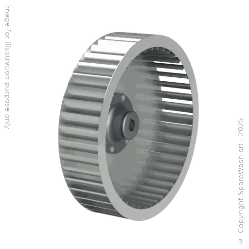 [91000118] TURBINE CÔTÉ DROIT D450 H110 - ARBRE DU MOTEUR D28