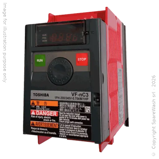 [10200216] VARIATEUR DE VITESSE MONOPHASÉ TOSHIBA 0,75KW 230V