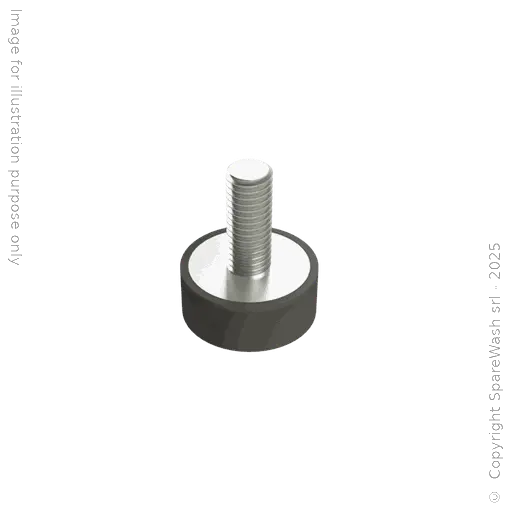 [90300127] CYLINDRICAL BUFFER D25X10 SCREW M8X18
