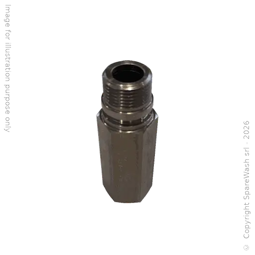 [61000032] PROLONGATEUR L50 M20X1,5M G1/4F ACIER INOXYDABLE