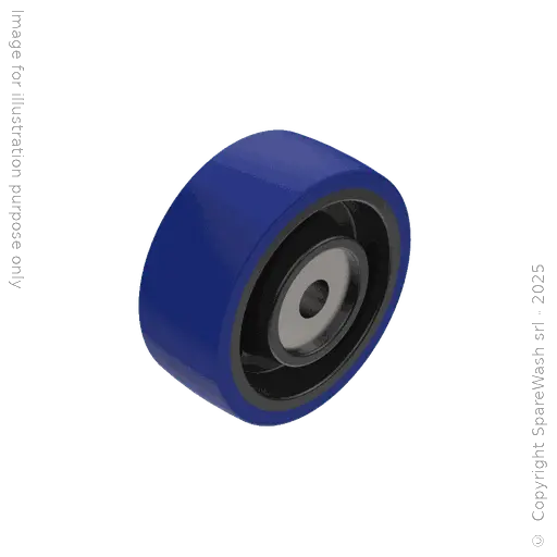 [20400064] WHEEL WITH BEARINGS D80X30