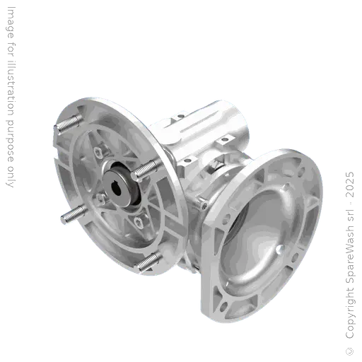 [20101237] WORM GEARBOX STM RMI 40F I:70 P63B5 HOLLOW SHAFT D19