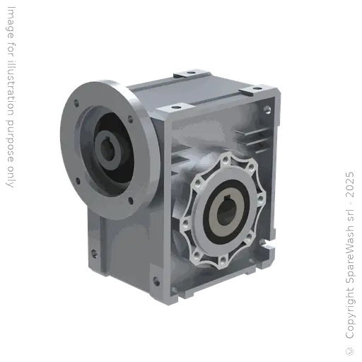 [20101268] WORM GEARBOX CHIARAVALLI CHM 063 I:80 P80B14 HOLLOW SHAFT D25