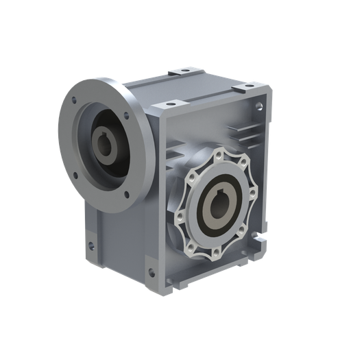 [20101268] WORM GEARBOX CHIARAVALLI CHM 063 I:80 P80B14 HOLLOW SHAFT D25