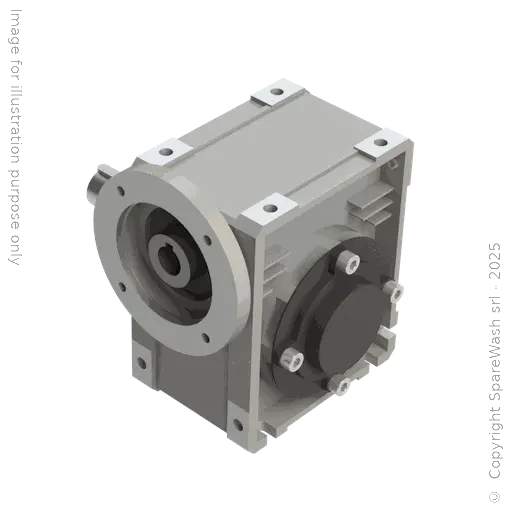 [20101275] WORM GEARBOX CHIARAVALLI CHM 63 I:80 P80B14 CUSTOM MADE SHAFT