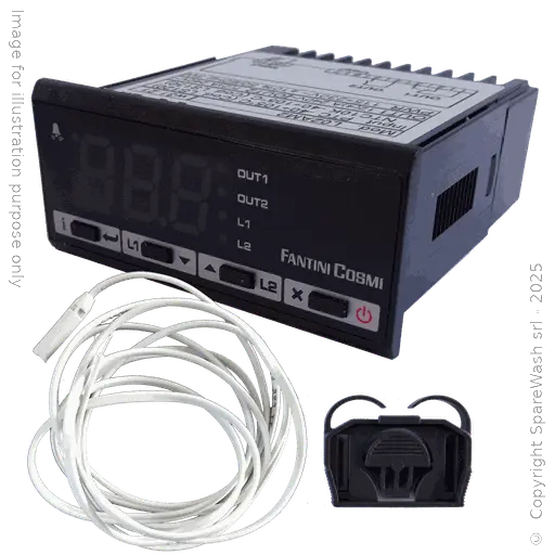 [19900193] TERMOSTATO DIGITALE 230VAC + SONDA TEMPERATURA
