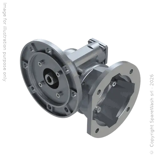 [20101367] WORM GEARBOX TRAMEC SFK 40 I:65 P63B5 HOLLOW SHAFT D19