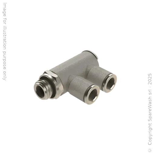 [70500752] RACCORDO GIREVOLE 90° G1/4 2X TUBO 8