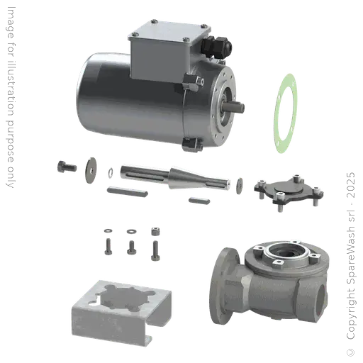 [20200466] GETRIEBEMOTOR F. SB-WAGEN 0,18KW 66RPM