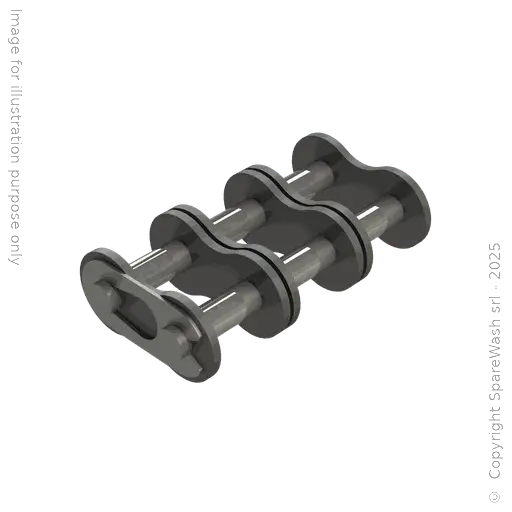 [20700331] GIUNZIONE CATENA A RULLI TRIPLA (ISO 08 B3) 1/2X5/16 ACCIAIO