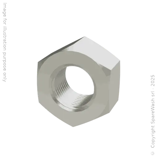[90401091] HEXAGON NUT HIGH PROFILE M18X1,5 GALVANIZED