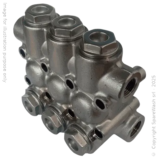 [60200389] PUMP HEAD COMPLETE CAT 5CP2150W, 5CP2150B