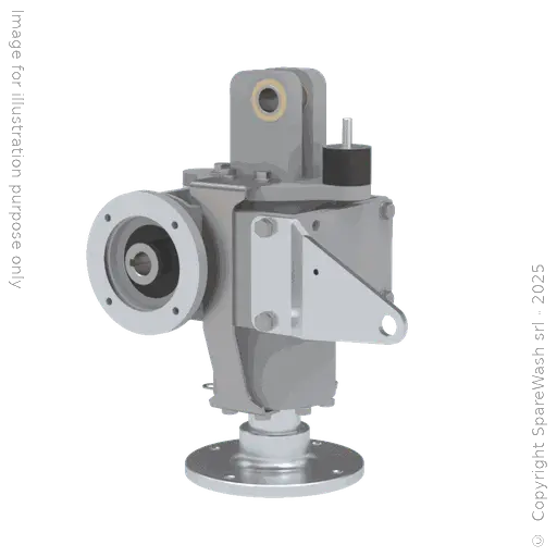 [20101527] WORM GEARBOX CHIARAVALLI CH 06 I:12 P80B14 CUSTOM MADE SHAFT