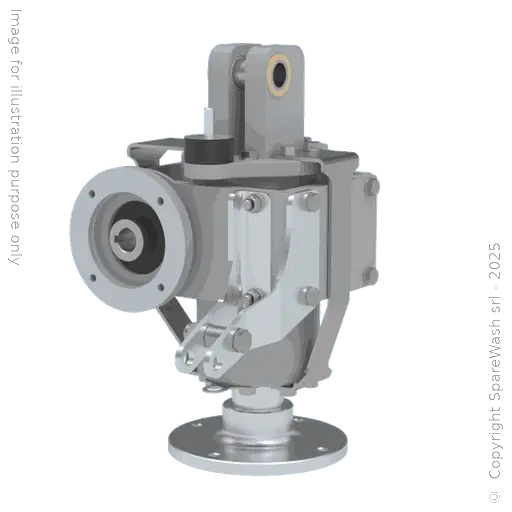 [20101541] WORM GEARBOX CHIARAVALLI CH 06 I:12 P80B14 CUSTOM MADE SHAFT