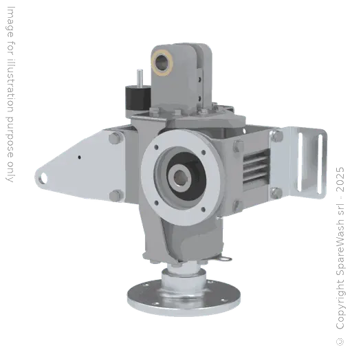[20101497] WORM GEARBOX CHIARAVALLI CH 06 I:12 P80B14 CUSTOM MADE SHAFT