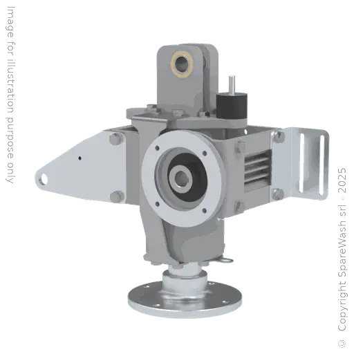 [20101510] WORM GEARBOX CHIARAVALLI CH 06 I:12 P80B14 CUSTOM MADE SHAFT