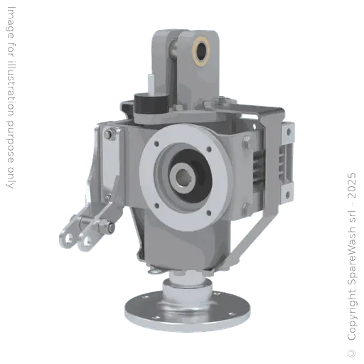 [20101534] WORM GEARBOX CHIARAVALLI CH 06 I:12 P80B14 CUSTOM MADE SHAFT