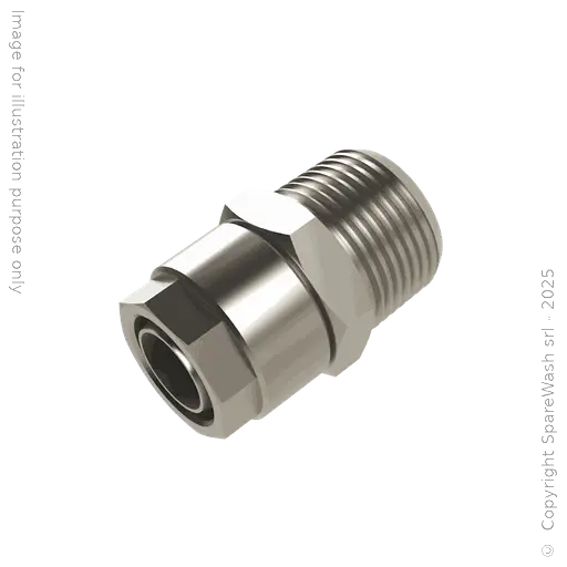 [70500875] RACCORDO CALZAMENTO DIRITTO G1/2 TUBO 12,5/15