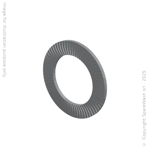 [90401244] KNURLED WASHER D6 GALVANIZED