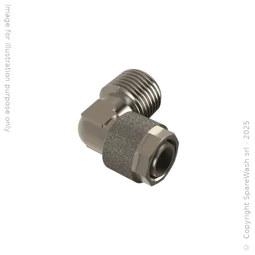 [70500899] RACCORDO CALZAMENTO 90° G3/8 TUBO 8/10