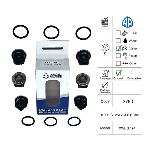 [60200464] PUMPENVENTIL-SATZ ANNOVI REVERBERI [KIT 2780]