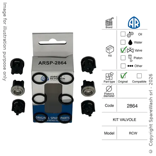 [60200488] PUMP VALVE KIT ANNOVI REVERBERI [KIT 2864]
