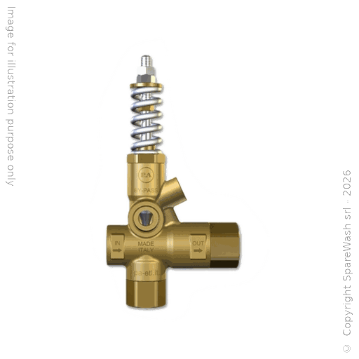 [61100084] BYPASS-VENTIL 180BAR 80L/M G1/2 VB 85/180