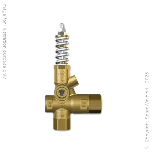 [61100084] VÁLVULA DE DERIVACIÓN 180BAR 80L/M G1/2 VB 85/180