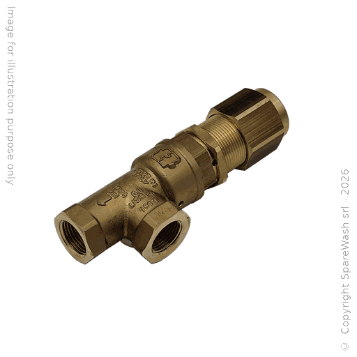 [61100091] VALVOLA BY-PASS 280BAR 25L/M G3/8 SVL 28