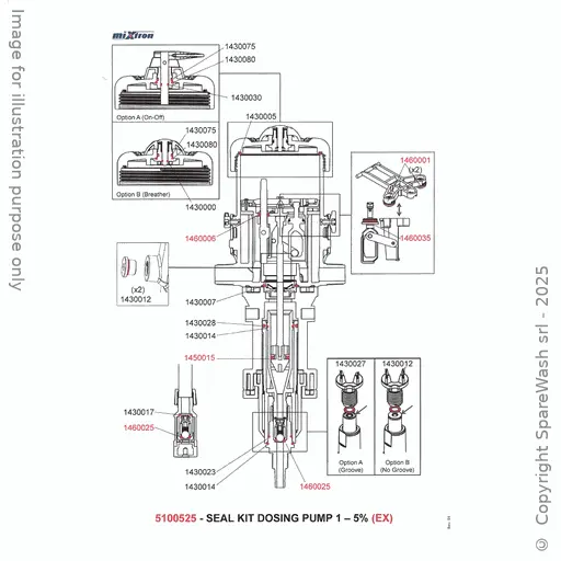 [40400082] KIT GUARNIZIONI 1-5% VITON EXTREME 