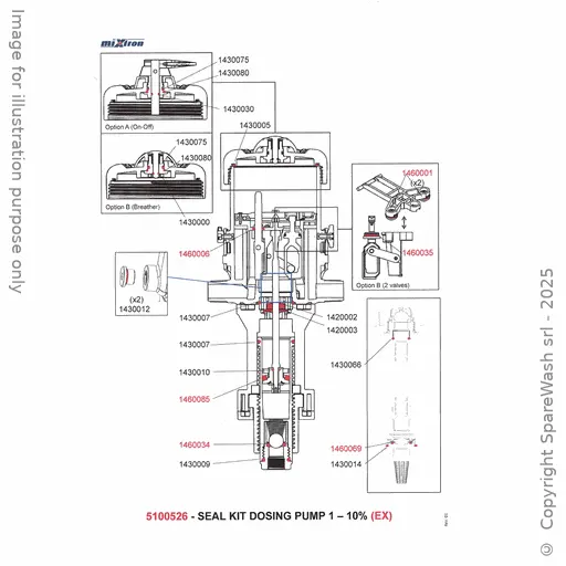 [40400099] SEAL KIT 1-10% VITON EXTREME