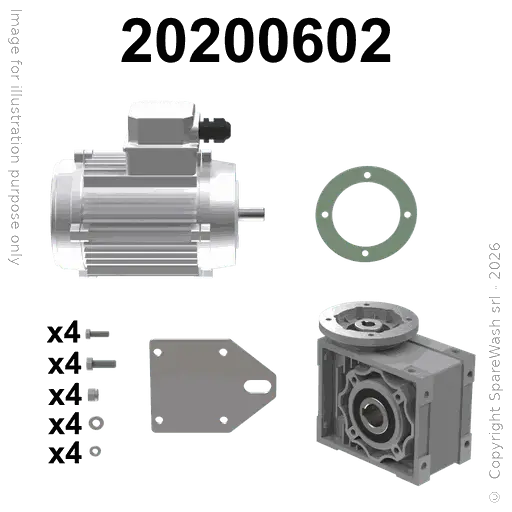 [20200602] MOTORIDUTTORE 0,37KW I:30 47RPM 230-400V 50HZ